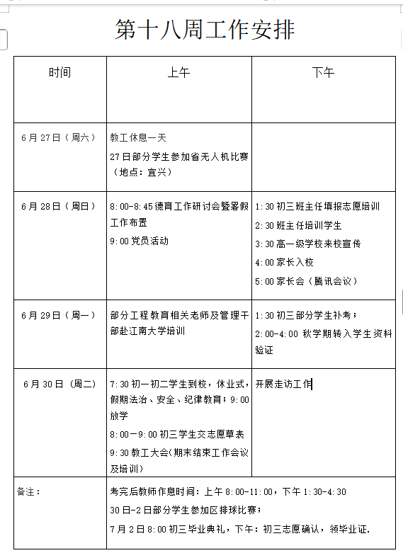 第十八周工作安排.png